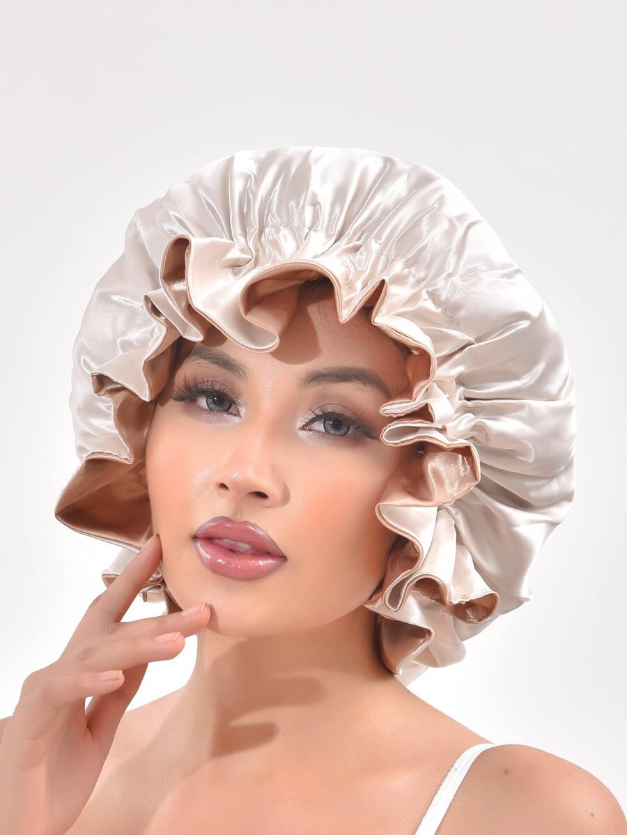 Solid Satin Hair Bonnet