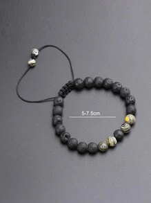 Fashionable and Popular Men Stone Beaded Bracelet for Jewelry Gift and for a Stylish Look