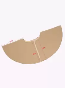 Elegante chal sólido minimalista para uso casual de fin de semana en la vida diaria - Caqui - Ver 6