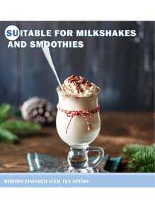 4 piezas Cuchara de acero inoxidable - Plateado - Ver 3