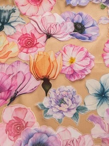 have a good day 10pcs Flower Pattern Random Sticker