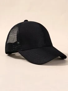 Mũ bóng chày lưới cho trẻ mới biết đi - màu đen - Xem 3