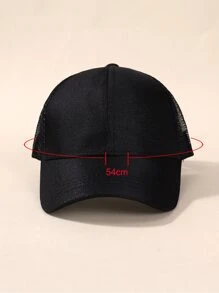 Mũ bóng chày lưới cho trẻ mới biết đi - màu đen - Xem 6