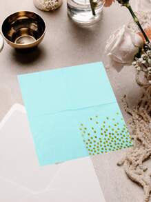 10入組波點圖案餐巾紙