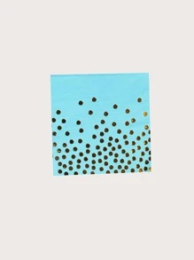 10入組波點圖案餐巾紙