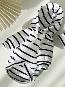 1pc Striped Pet Hoodie - Multicolor - View 4