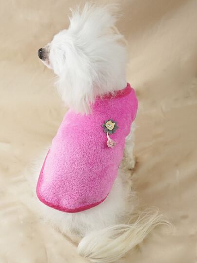 Canotta per animali domestici Leone decorato