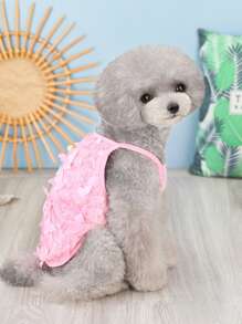 1pc Butterfly Decor Pet Tank - Pink - View 7