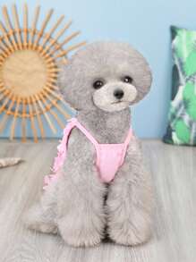 1pc Butterfly Decor Pet Tank - Pink - View 4