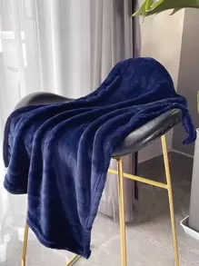 1入組素色顏色毯子 - 藏蓝色 - 查看 1