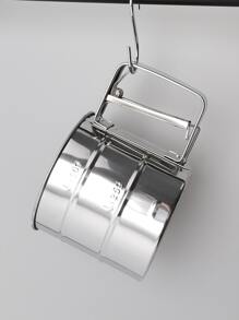 1pc Small Sifter, Stainless Steel Handheld Flour Sieve For Baking - Silver - View 4