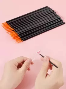 klimonla 50pcs Disposable Nail Art Brush Set - Multicolor - View 1