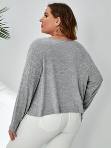 Plus Button Front Jacket