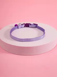 5pcs Plaid Print Pet Collar - Multicolor - View 5