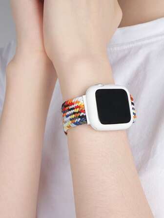 2入組撞色錶帶和素色殼套套裝適用於Apple Watch