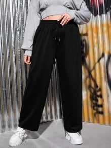 SHEIN EZwear Pantalon de survêtement à cordon