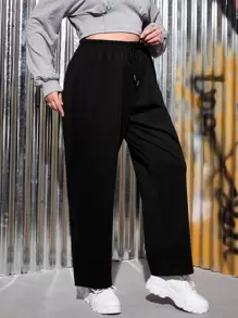 SHEIN EZwear Pantalon de survêtement à cordon