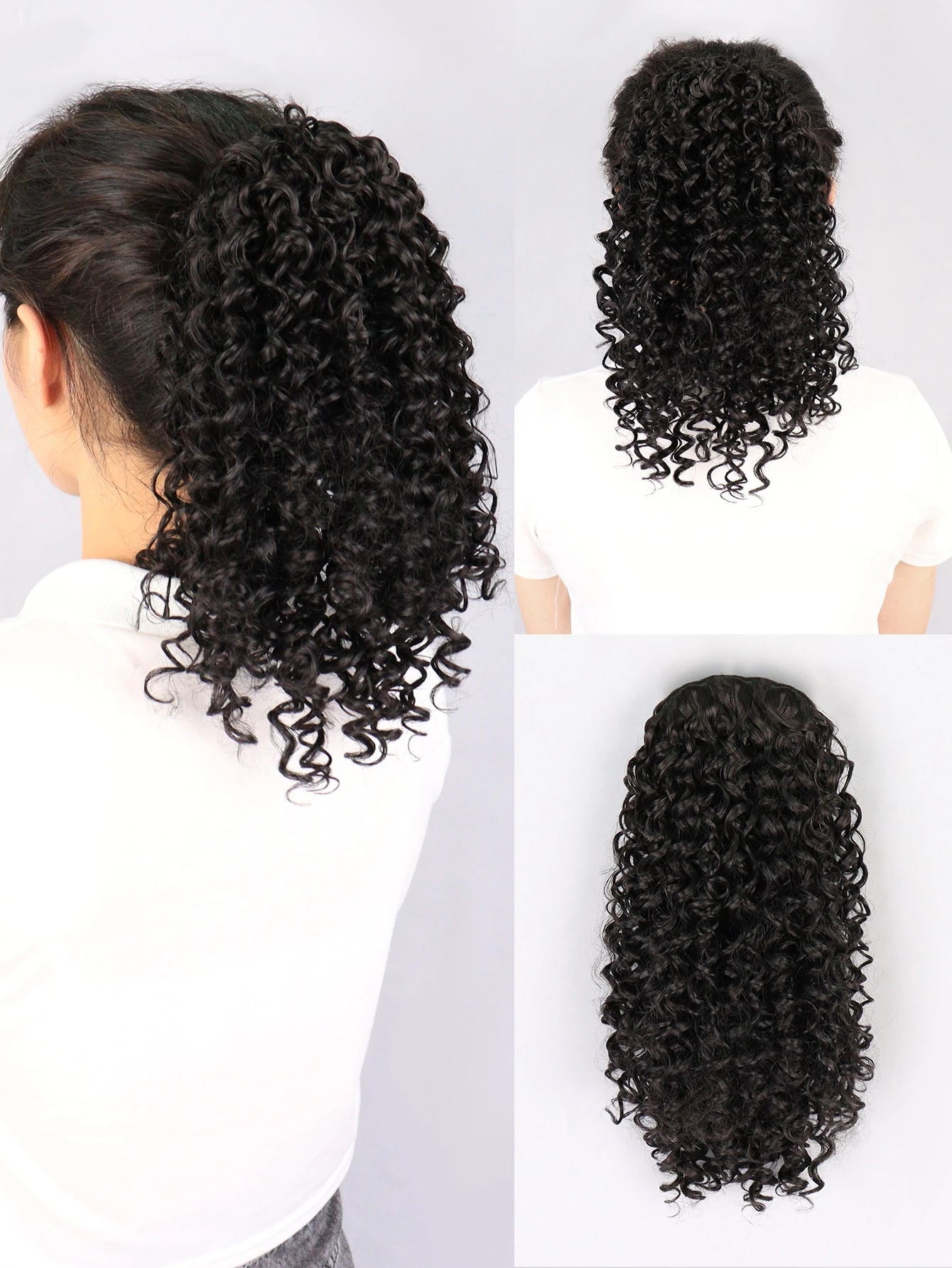 Natural Curly Synthetic Ponytail Hair Extension | SHEIN USA