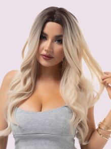 長款卷人造假髮 - 彩色 - 查看 6