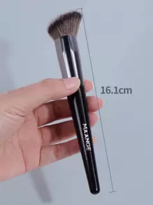 MAANGE 1支装超大圆头腮红刷，化妆工具，柔软纤维材质，方便携带，旅行必备，粉底刷、遮瑕刷、腮红刷、修容刷、古铜粉刷、散粉刷、粉底刷、腮红刷