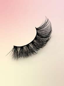 7 Pairs Fluffy Eyelashes 8D Volume False Lashes Russian Strip Lashes Extensions Thick Soft Curly Fake Lashes Makeup - Black - View 6