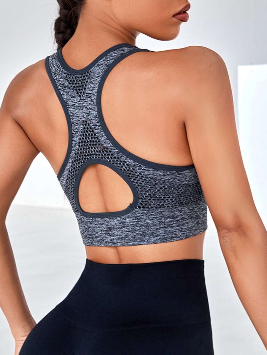 Sujetador deportivo con abertura de espalda nadador