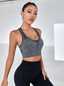 Sujetador deportivo con abertura de espalda nadador