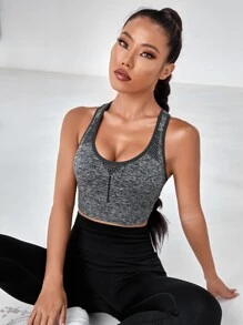 Sujetador deportivo con abertura de espalda nadador