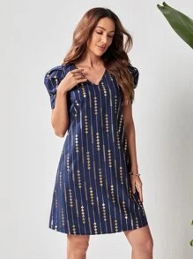 EMERY ROSE Đầm Hình học Thanh lịch - Nhiều màu - Xem 1