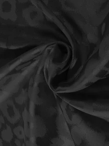 Manfinity Homme Men Leopard Jacquard Shirt - Black - View 4