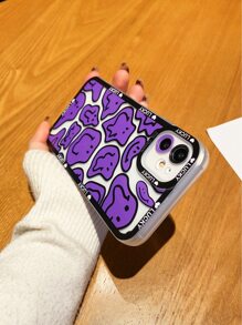 卡通臉透明手機殼 - 彩色 - 查看 4