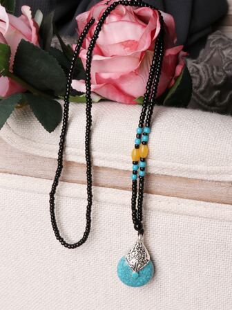 Turquoise Pendant Necklace