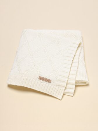 1 件婴儿纯色襁褓毯 情人节爱心款