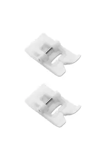 2pcs Plastic Sewing Machine Presser Foot - White - View 1