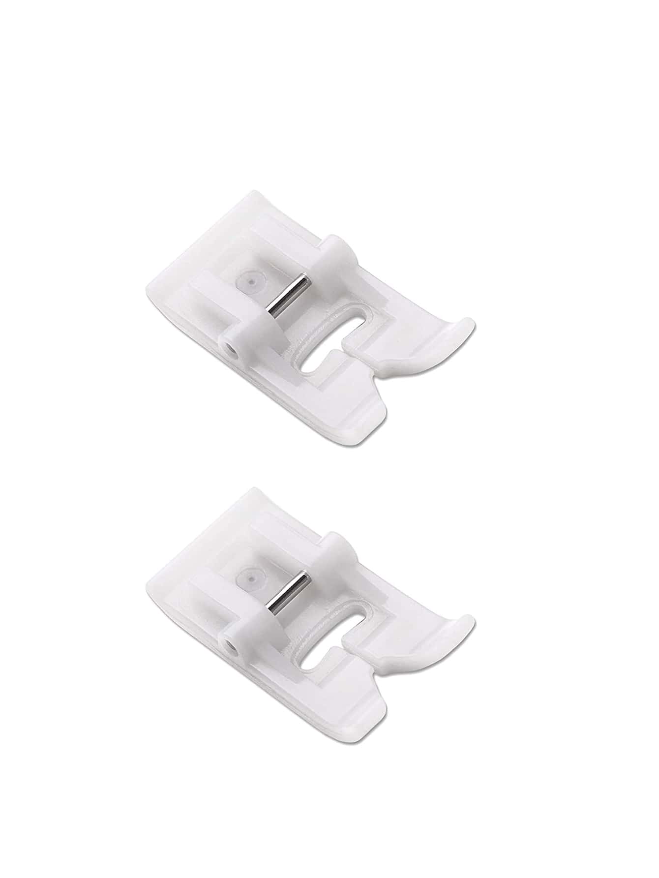2pcs Plastic Sewing Machine Presser Foot - White - View 1