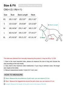 PETSIN Plant Print Bow Decor Pet Dress - Multicolor - View 4