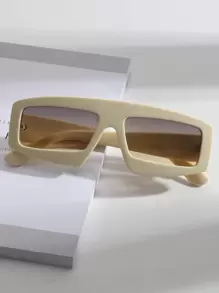 Unisex Fashionable Square Flat-Top Fashion Glasses For Summer Beach Vacation,Outdoor,Travel - Multicolor - View 2