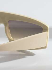 Unisex Fashionable Square Flat-Top Fashion Glasses For Summer Beach Vacation,Outdoor,Travel - Multicolor - View 3