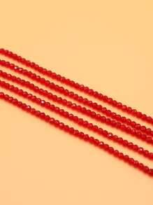 Phụ kiện trang sức DIY 5 sợi - Đỏ - Xem 3