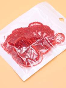 Phụ kiện trang sức DIY 5 sợi - Đỏ - Xem 5