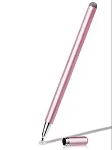 Lápiz capacitivo para tableta 2 en 1, multifunción, Compatible con iphone/teléfono Android, lápiz capacitivo para pantalla táctil - Rosa - Ver 1