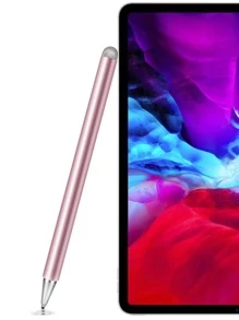 Lápiz capacitivo para tableta 2 en 1, multifunción, Compatible con iphone/teléfono Android, lápiz capacitivo para pantalla táctil - Rosa - Ver 5