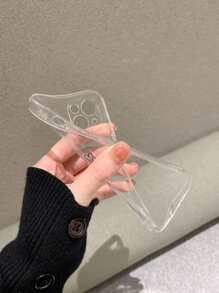 字母图案透明手机壳 适用于 iPhone15/15Plus/15Pro/15Promax 防水防震防摔防刮