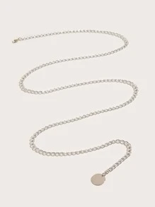 Ceinture chaîne à charme ronde élégante - Chaîne de plage de voyage pour femmes, fête, Halloween