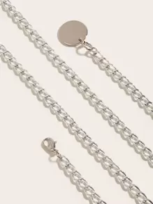 Ceinture chaîne à charme ronde élégante - Chaîne de plage de voyage pour femmes, fête, Halloween
