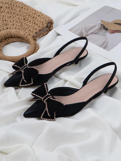Women's High Heel Shoes For Autumn/Winter, Fashionable Buckle Design, Elegant Daily & Valentine's Day Wear, Graceful Kitten Heel, Party Shoes