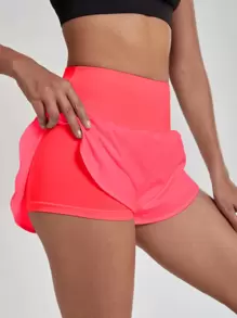 Core Rhythm Quần short thể thao thấm mồ hôi thoáng khí Quần short len - Màu Hồng  Dưa hấu - Xem 6