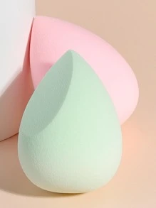 2 件干湿两用化妆海绵套装，水滴形 + 水滴斜切形海绵粉扑，定型柔软化妆海绵，适合日常化妆混合，适合所有肤质，便携式日常和旅行必需品，化妆，便宜，房间装饰，梳妆台，旅行，卧室，化妆配件，粉扑，化妆搅拌器，粉扑，化妆海绵 - 彩色 - 查看 3