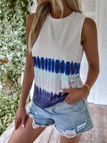 Top tank de tie dye - Multicolor - Ver 4