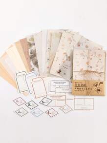 30入組隨機圖案材料紙 - 彩色 - 查看 3